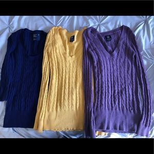 Lot of AE Medium sweaters